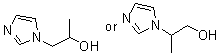 alpha(or beta)-甲基-1H-咪唑-1-乙醇分子结构 (CAS 68132-83-2)