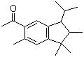 CAS 登录号：68140-48-7, 特拉斯麝香, 5-乙酰基-1,1,2,6-四甲基-3-异丙基茚满, 1-[2,3-二氢-1,1,2,6-四甲基-3-(1-甲基乙基)-1H-茚-5-基]乙酮