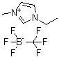 1-乙基-3-甲基咪唑鎓三氟甲基三氟硼酸盐分子结构 (CAS 681856-28-0)