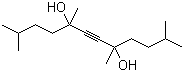 structure of CAS# 68227-33-8, 2,5,8,11-四甲基-6-十二炔-5,8-二醇