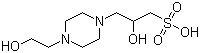 structure of CAS# 68399-78-0, 3-(羟乙基哌嗪)-2-羟基丙磺酸
