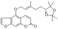 6',7'-二羟薄荷素缩丙酮分子结构 (CAS 684217-08-1)