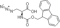 structure of CAS# 684270-46-0, 3-叠氮代-N-[芴甲氧羰基]-L-丙氨酸