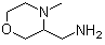 3-氨基甲基-4-甲基吗啉分子结构 (CAS 68431-71-0)