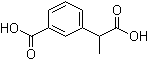 3-羧基-alpha-甲基苯乙酸分子结构 (CAS 68432-95-1)