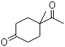 CAS 登录号：6848-93-7, 4-乙酰基-4-甲基环己酮