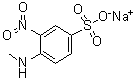 CAS # 68502-29-4, 4-(Methylamino)-3-nitrobenzenesulfonic acid monosodium salt