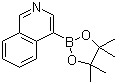 CAS 登录号：685103-98-4, 4-异喹啉硼酸频哪醇酯