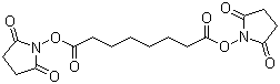 双琥珀酰亚胺辛二酸酯分子结构 (CAS 68528-80-3)