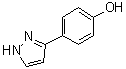 structure of CAS# 68535-53-5, 4-(1H-Pyrazol-3-yl)phenol