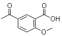 CAS # 68535-61-5, 5-Acetyl-2-methoxybenzoic acid, 2-Methoxy-5-acetylbenzoic acid
