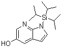 1-(三异丙基硅烷基)-1H-吡咯并[2,3-b]吡啶-5-醇分子结构 (CAS 685514-01-6)