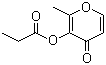 structure of CAS# 68555-63-5, 丙酸麦芽酚酯