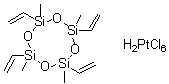 structure of CAS# 68585-32-0, (OC-6-11)-六氯二氢铂酸与2,4,6,8-四乙烯基-2,4,6,8-四甲基环四硅氧烷的反应产物