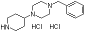4-(1-苄基哌嗪-4-基)哌啶盐酸盐分子结构 (CAS 686298-00-0)
