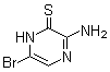structure of CAS# 6863-75-8, 3-Amino-6-bromo-2(1H)-pyrazinethione