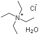 structure of CAS# 68696-18-4, Tetraethylammonium chloride monohydrate