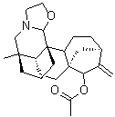 CAS 登录号：68719-14-2, 加山萸叶碱乙酸酯