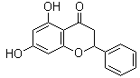 structure of CAS# 68745-38-0, (±)-5,7-二羟基黄烷酮