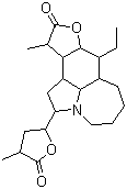 structure of CAS# 6879-01-2, 对叶百部碱
