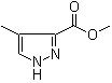 structure of CAS# 68809-58-5, 4-甲基吡唑-3-羧酸甲酯