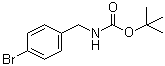 structure of CAS# 68819-84-1, (4-溴苄基)氨基甲酸叔丁酯