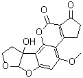 structure of CAS# 6885-57-0, Aflatoxin M2
