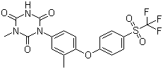 structure of CAS# 69004-04-2, 妥曲珠利砜