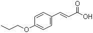 structure of CAS# 69033-81-4, 4-Propoxycinnamic acid