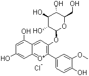 structure of CAS# 6906-39-4, Glucopeonidin