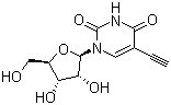 structure of CAS# 69075-42-9, 5-乙炔基尿苷