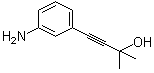 structure of CAS# 69088-96-6, 4-(3-Aminophenyl)-2-methyl-3-butyn-2-ol