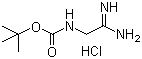 N-(2-氨基-2-亚氨乙基)氨基甲酸叔丁酯盐酸盐分子结构 (CAS 691898-38-1)