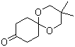 CAS # 69225-59-8, 3,3-Dimethyl-1,5-dioxaspiro[5.5]undecan-9-one, 1,4-Cyclohexanedione mono(2,2-dimethyltrimethylene ketal)