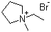 1-乙基-1-甲基溴化吡咯烷分子结构 (CAS 69227-51-6)