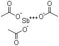 structure of CAS# 6923-52-0, 醋酸锑