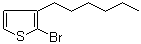 2-Bromo-3-hexylthiophene molecular structure (CAS 69249-61-2)