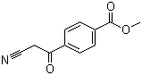 4-(氰基乙酰)苯甲酸甲酯分子结构 (CAS 69316-08-1)