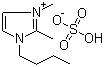 1-丁基-2,3-二甲基咪唑鎓硫酸盐分子结构 (CAS 693226-64-1)