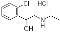 structure of CAS# 6933-90-0, 盐酸氯丙那林