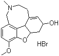 structure of CAS# 69353-21-5, 2,3,3a,8,9,10,11,11b-Octahydro-5-methoxy-9-methylbenzofuro[4,3,2-efg][2]benzazocin-2-ol hydrobromide