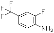 structure of CAS# 69409-98-9, 2-氟-4-(三氟甲基)苯胺