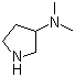 structure of CAS# 69478-75-7, 3-(Dimethylamino)pyrrolidine
