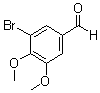 structure of CAS# 6948-30-7, 3-溴-4,5-二甲氧基苯甲醛