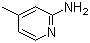 structure of CAS# 695-34-1, 2-Amino-4-picoline