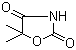 structure of CAS# 695-53-4, 5,5-二甲基噁唑烷-2,4-二酮