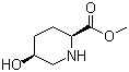 structure of CAS# 695183-75-6, (2S,5S)-5-Hydroxy-2-piperidinecarboxylic acid methyl ester