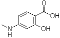 structure of CAS# 6952-12-1, 4-(甲基氨基)水杨酸