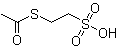 2-乙酰硫基乙烷磺酸分子结构 (CAS 69536-71-6)