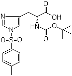 structure of CAS# 69541-68-0, N-Boc-N'-tosyl-D-histidine
